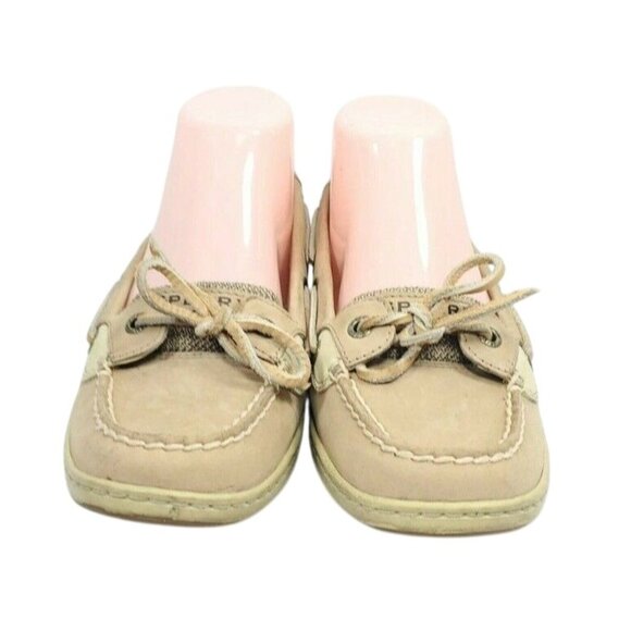 Sperry Top-Sider Boat Shoes Women's Size 7.5 Tan Leather - Picture 3 of 8